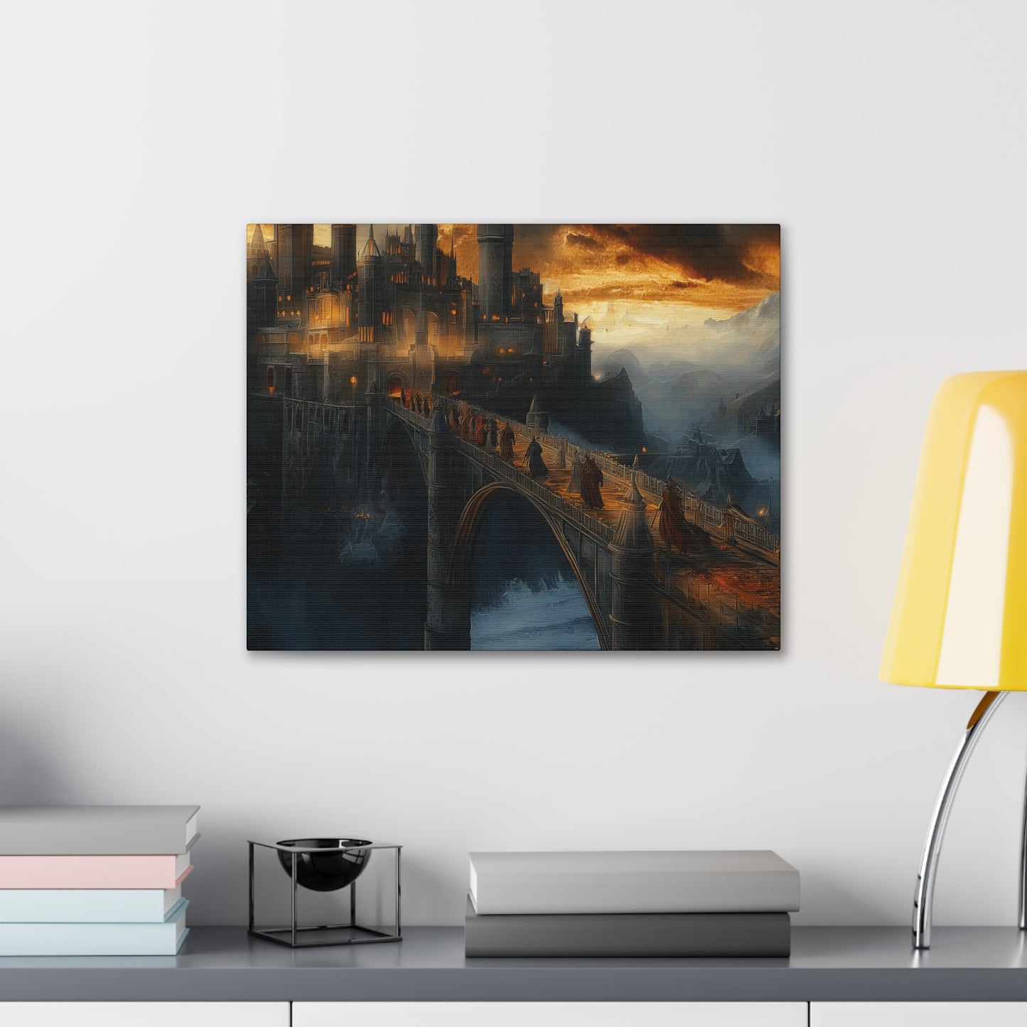 Canvas Wall Art - Dark Castle Entrance