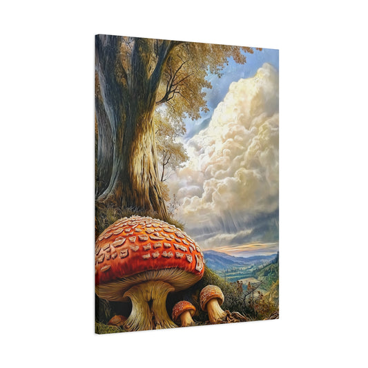 Canvas Print - Giant Red Mushroom in Rockies