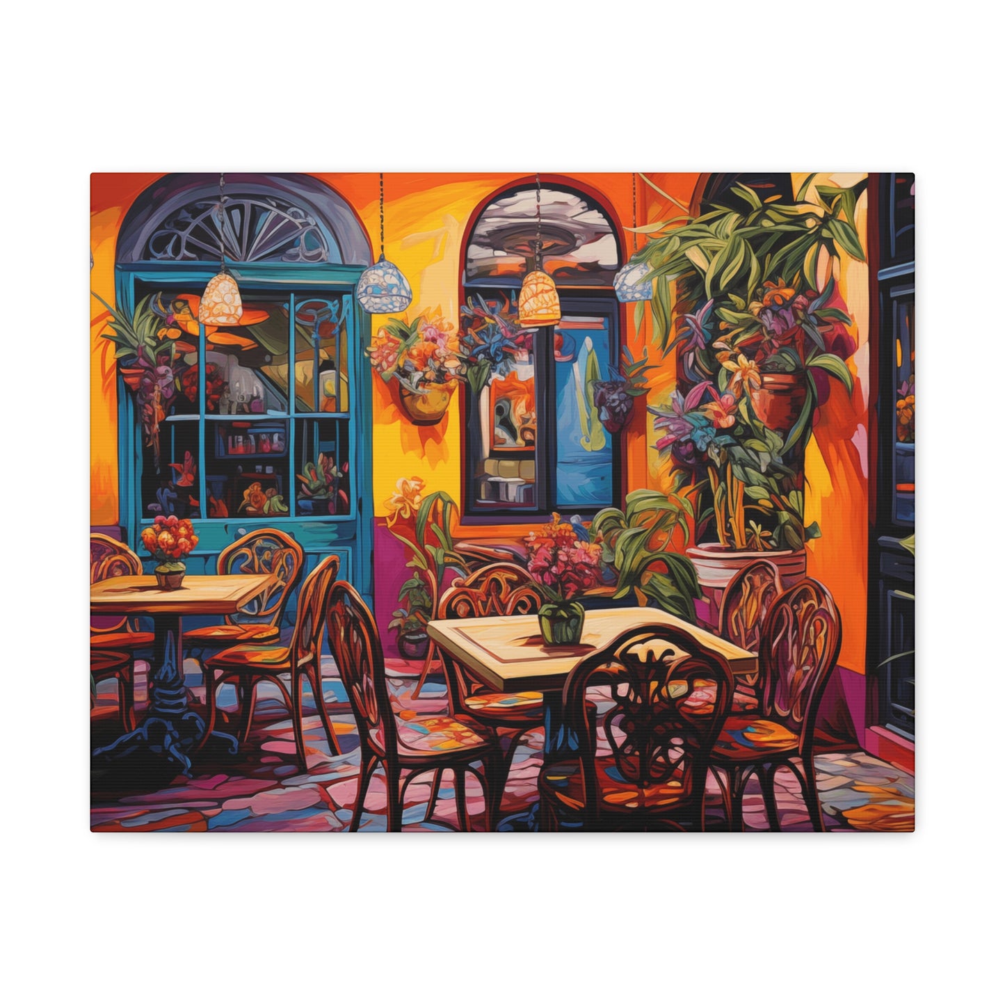 Canvas Gallery Wraps - Colorful Menu Plus Wall Art