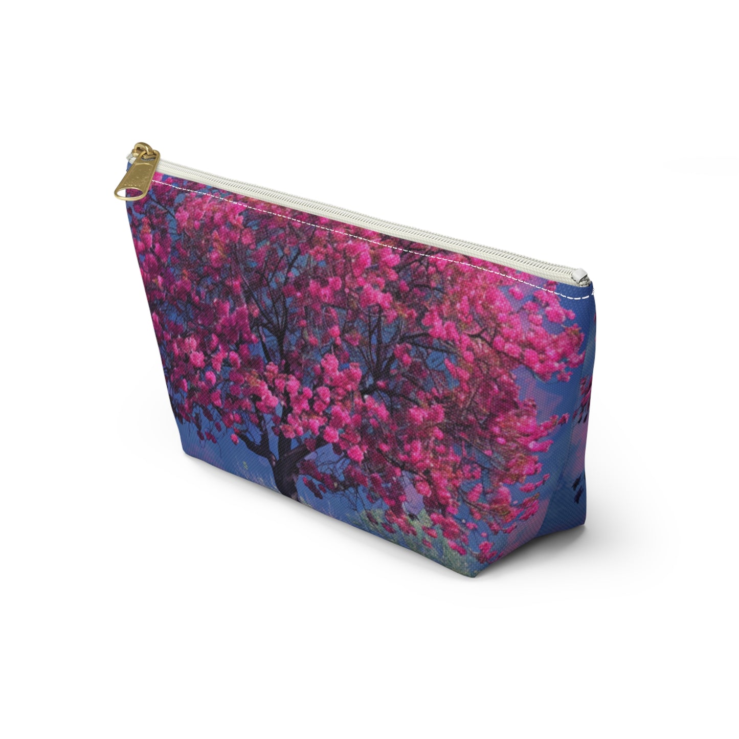 Crab Apple Bloom Accessory Pouch w T-bottom