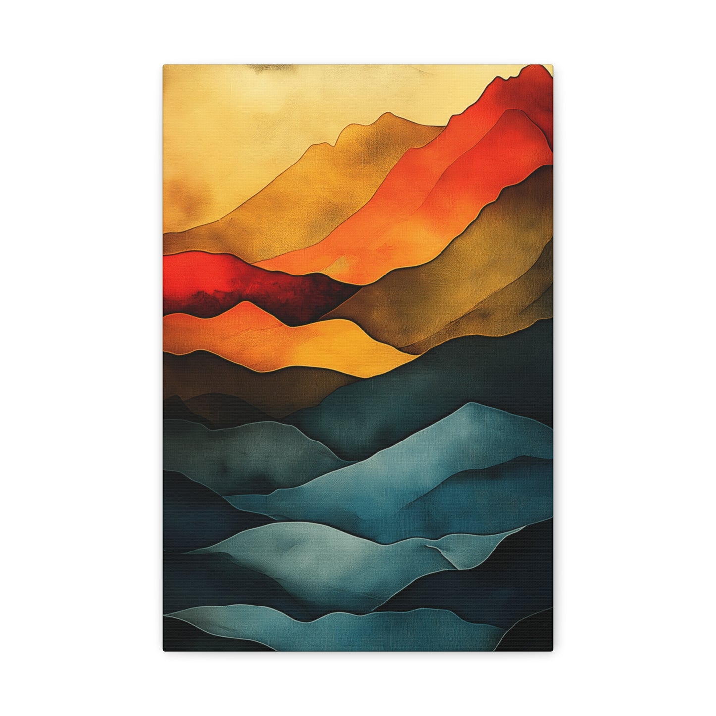 Canvas Prints Bold Expression Mountains