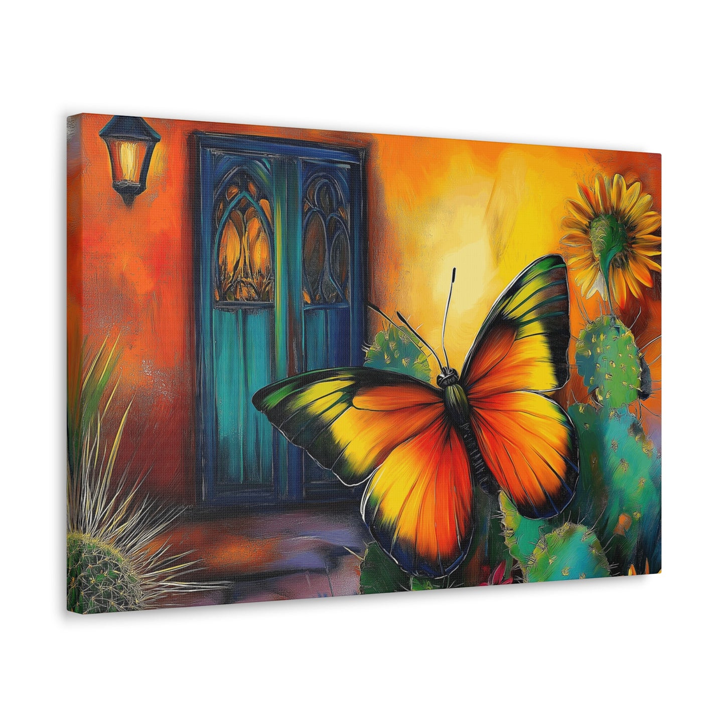 Canvas Gallery Wraps Southwest Butterfly Wall Art