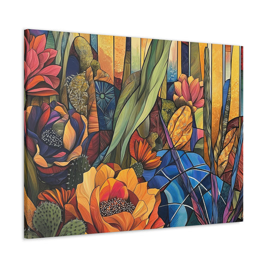 Canvas Gallery Wraps Cactus Flowers Everywhere 12