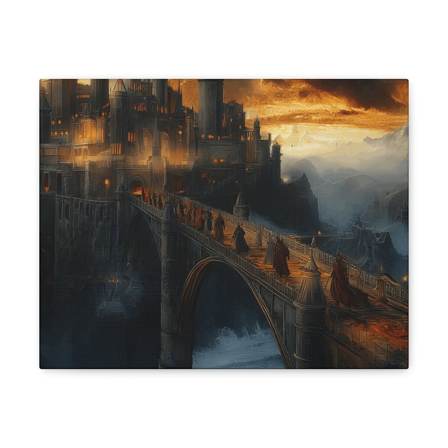 Canvas Wall Art - Dark Castle Entrance