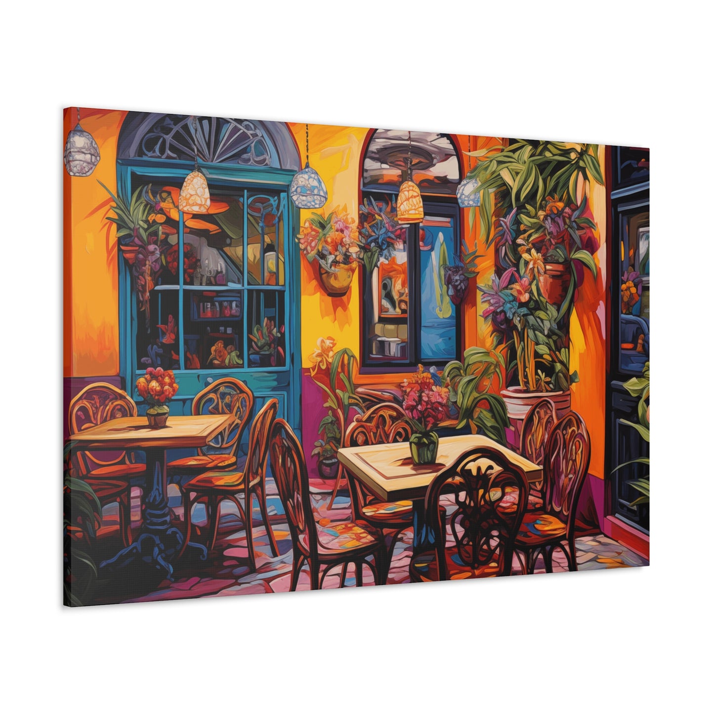 Canvas Gallery Wraps - Colorful Menu Plus Wall Art