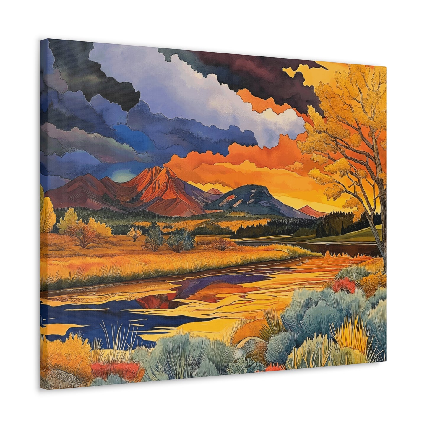 Canvas Gallery Wraps - Colorado Landscape in Glorious Colors