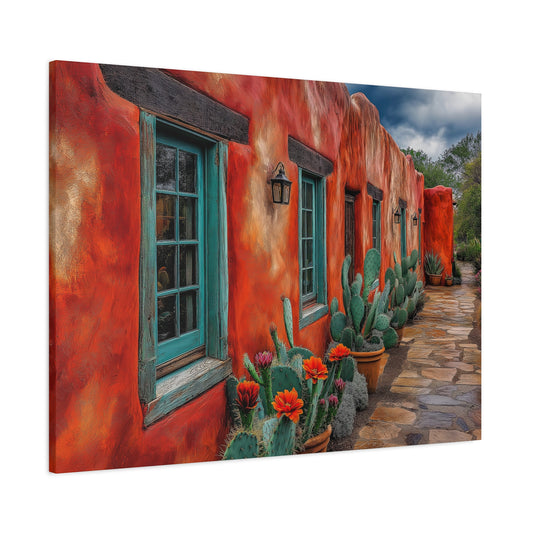 Canvas Print - NM Side Street, Matte Stretched 1 25"