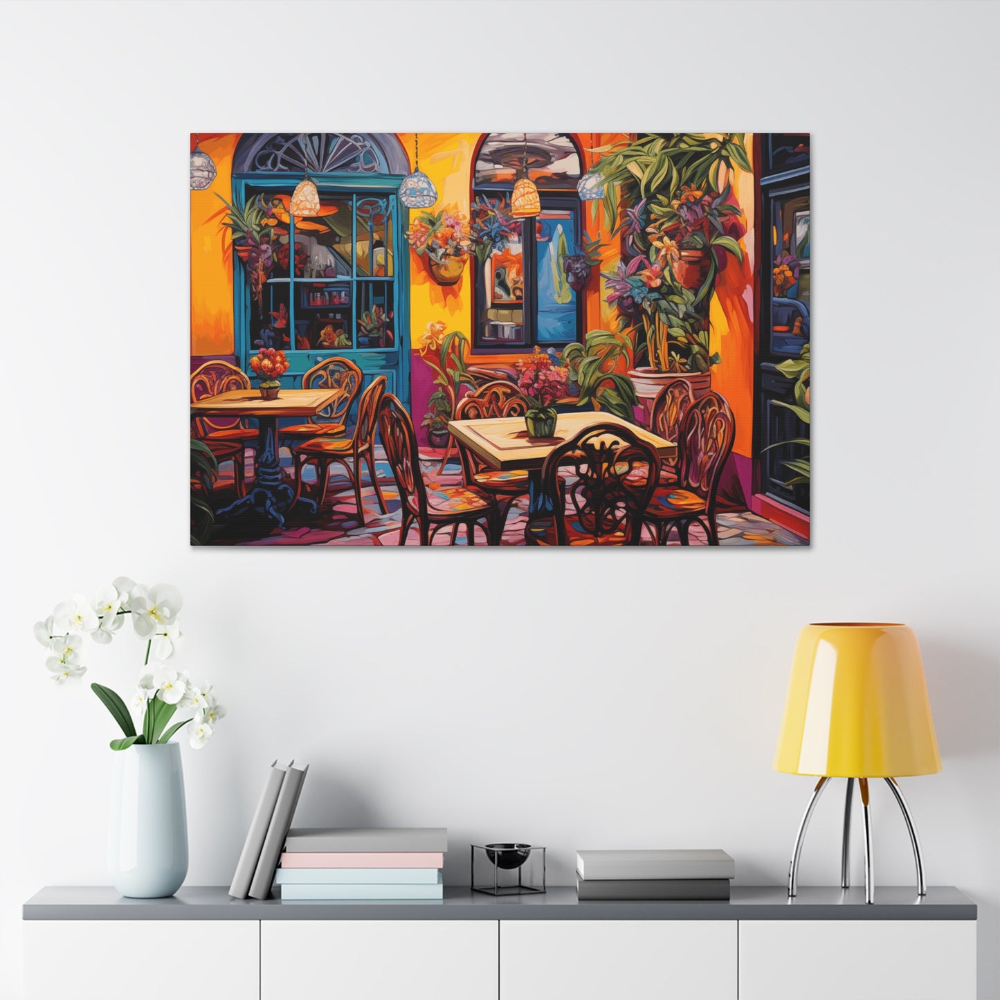 Canvas Gallery Wraps - Colorful Menu Plus Wall Art