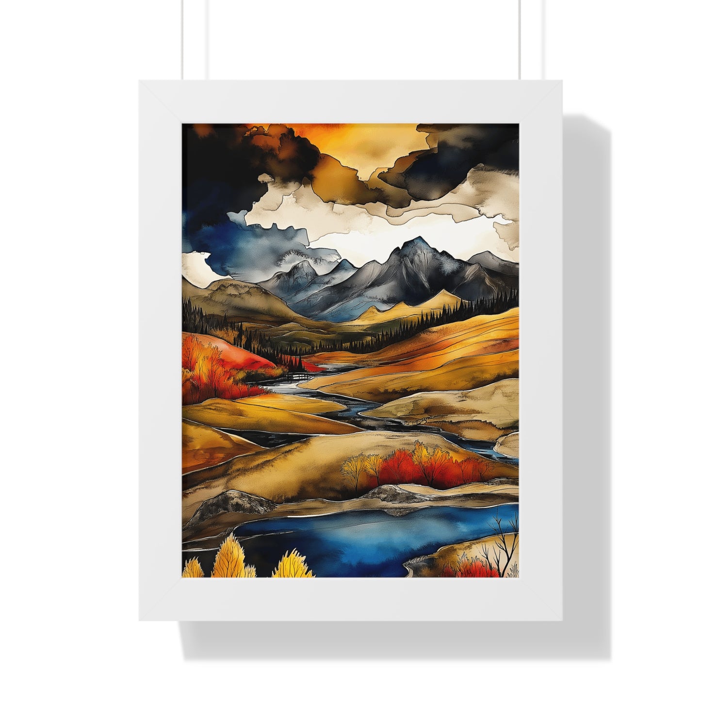 Vertical Poster - Majestic Mountains 2