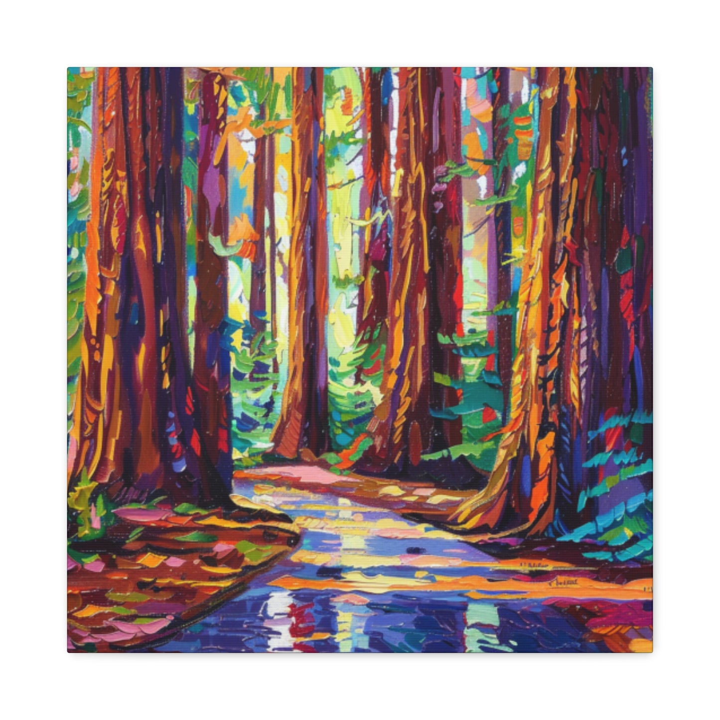 CA Redwood Canvas Gallery Wraps