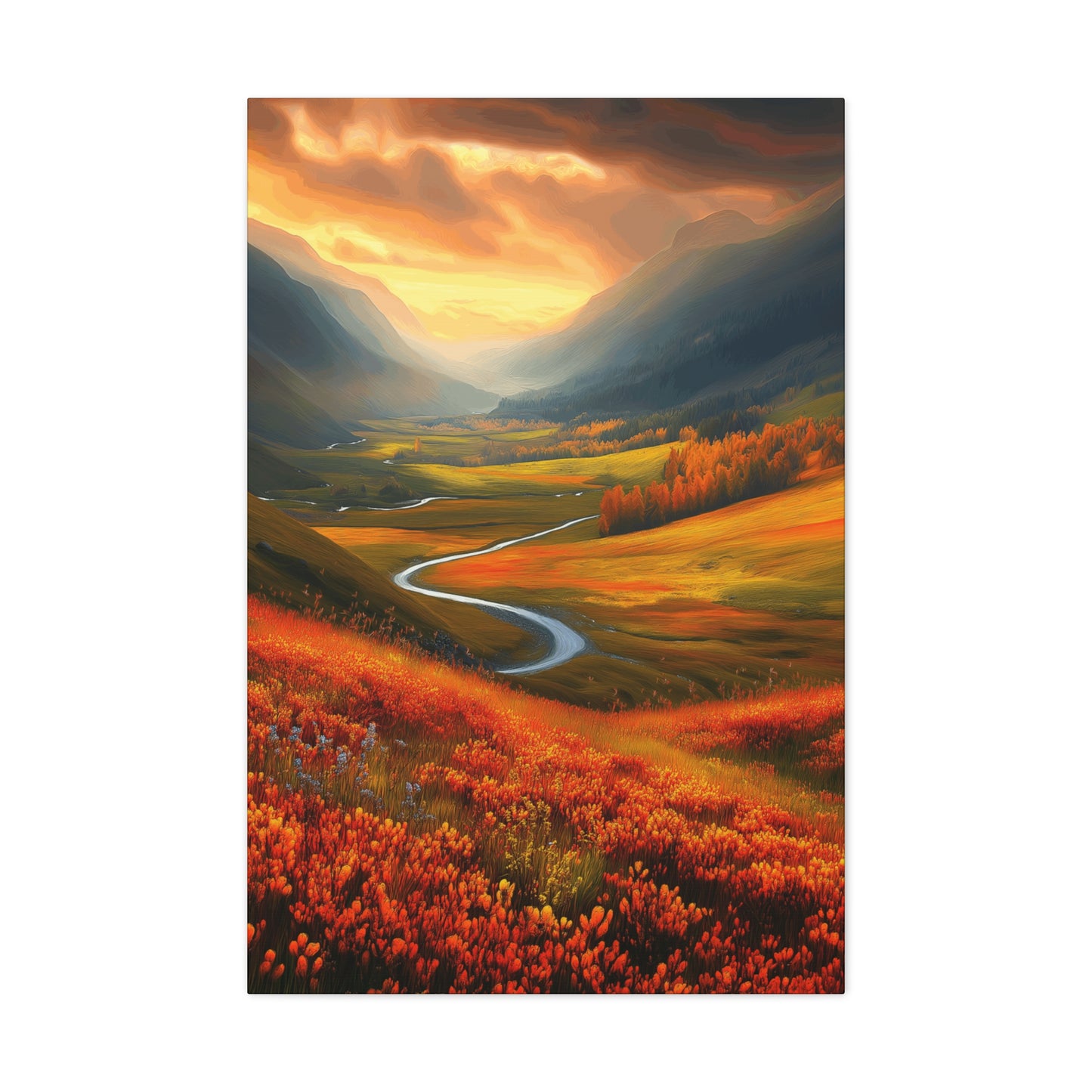 Canvas Gallery Wraps - Rocky Mt Valley #1