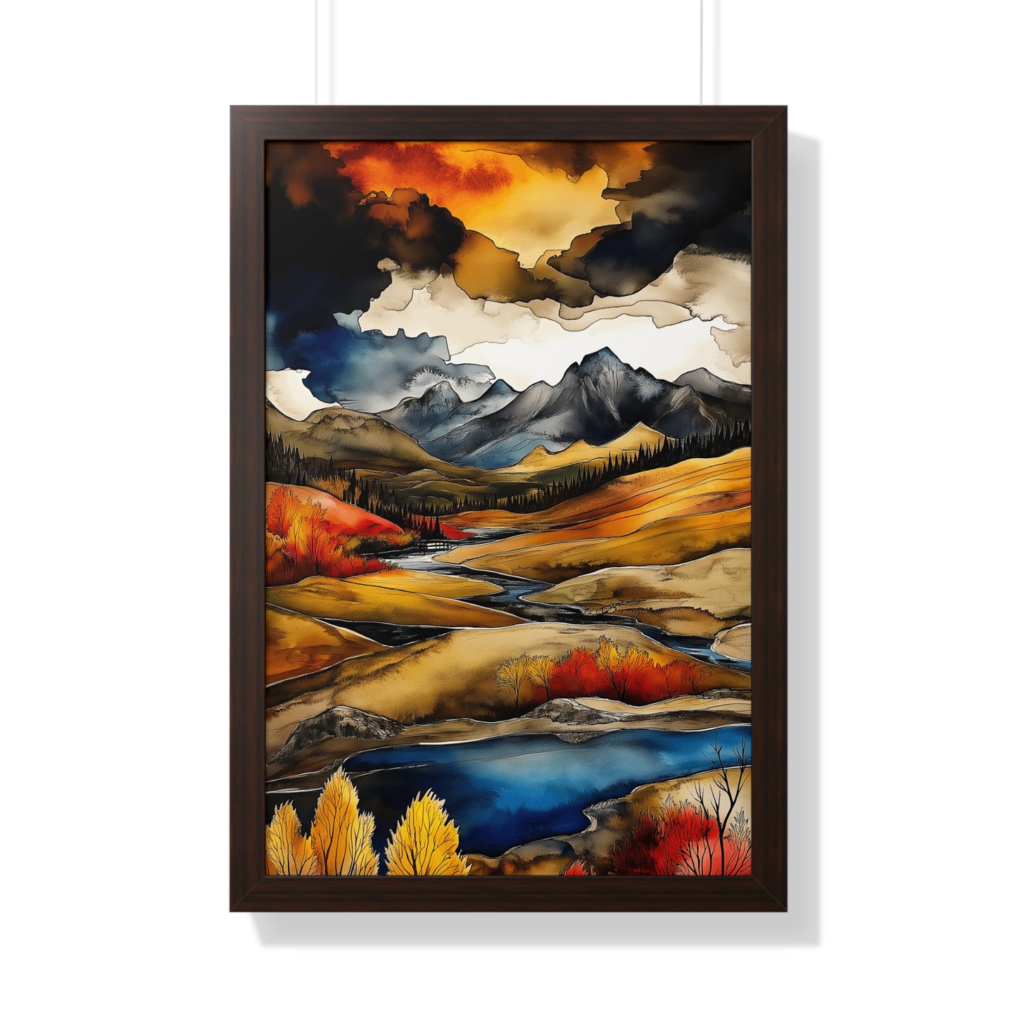 Vertical Poster - Majestic Mountains 2