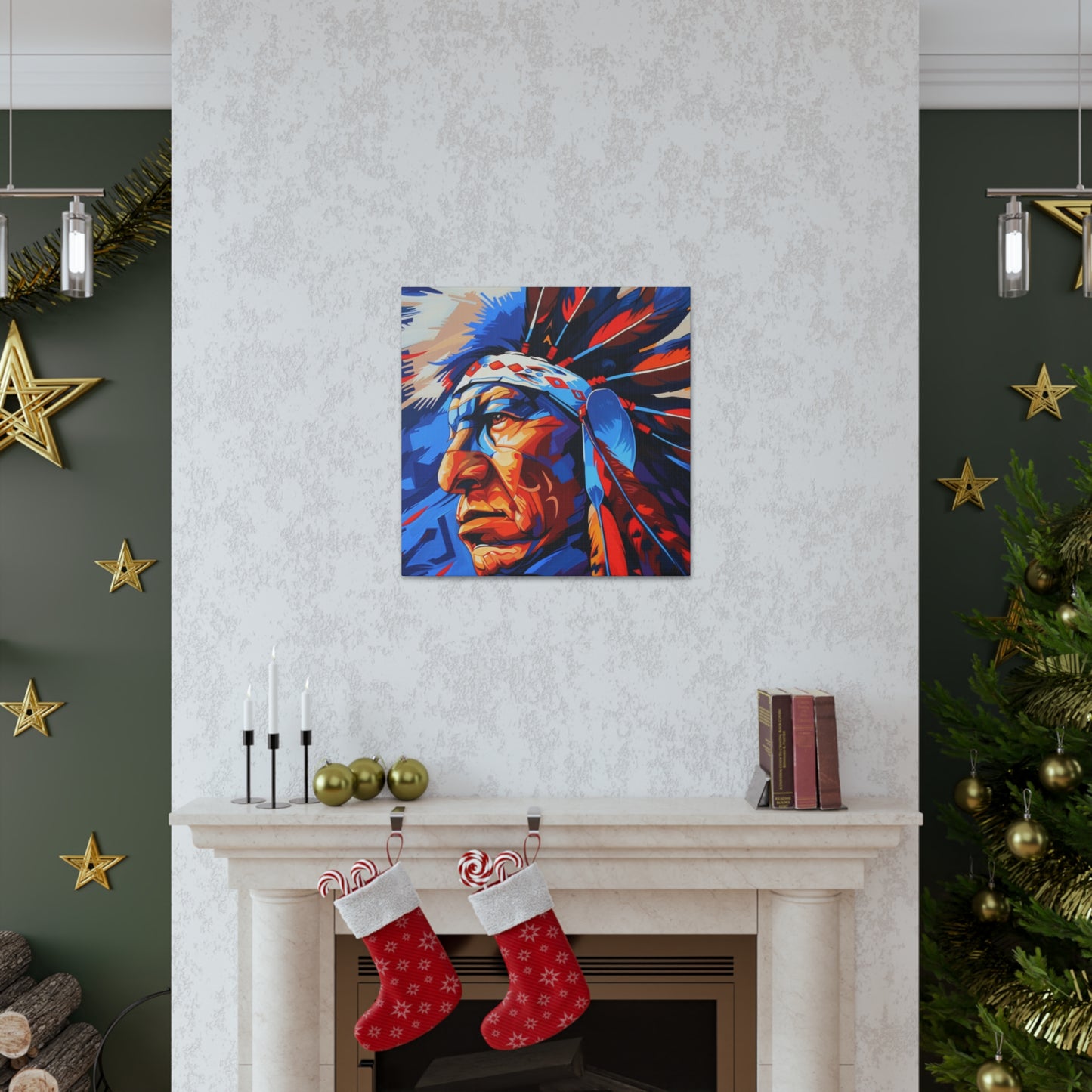 Chickasaw Leader Canvas Gallery Wraps