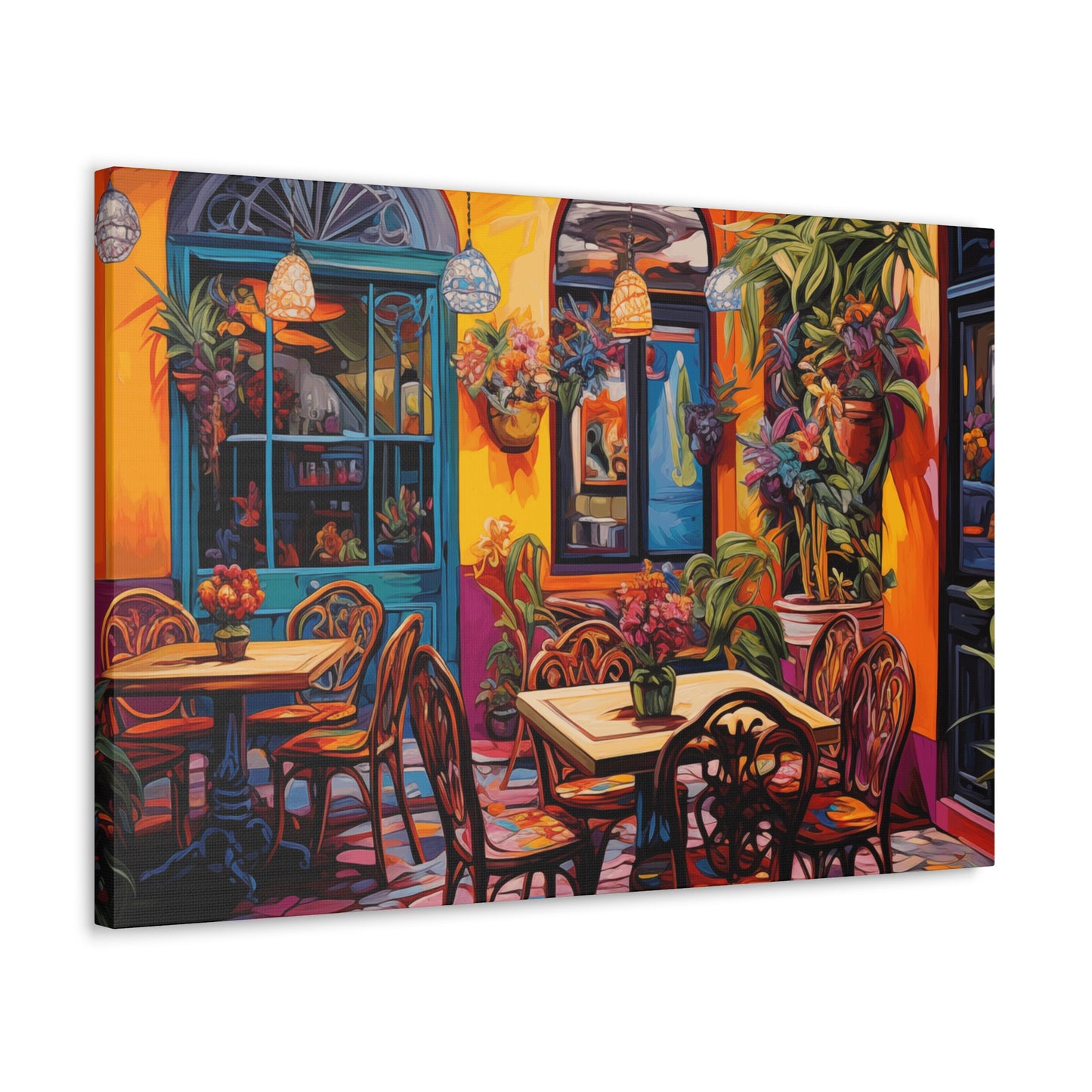 Canvas Gallery Wraps - Colorful Menu Plus Wall Art