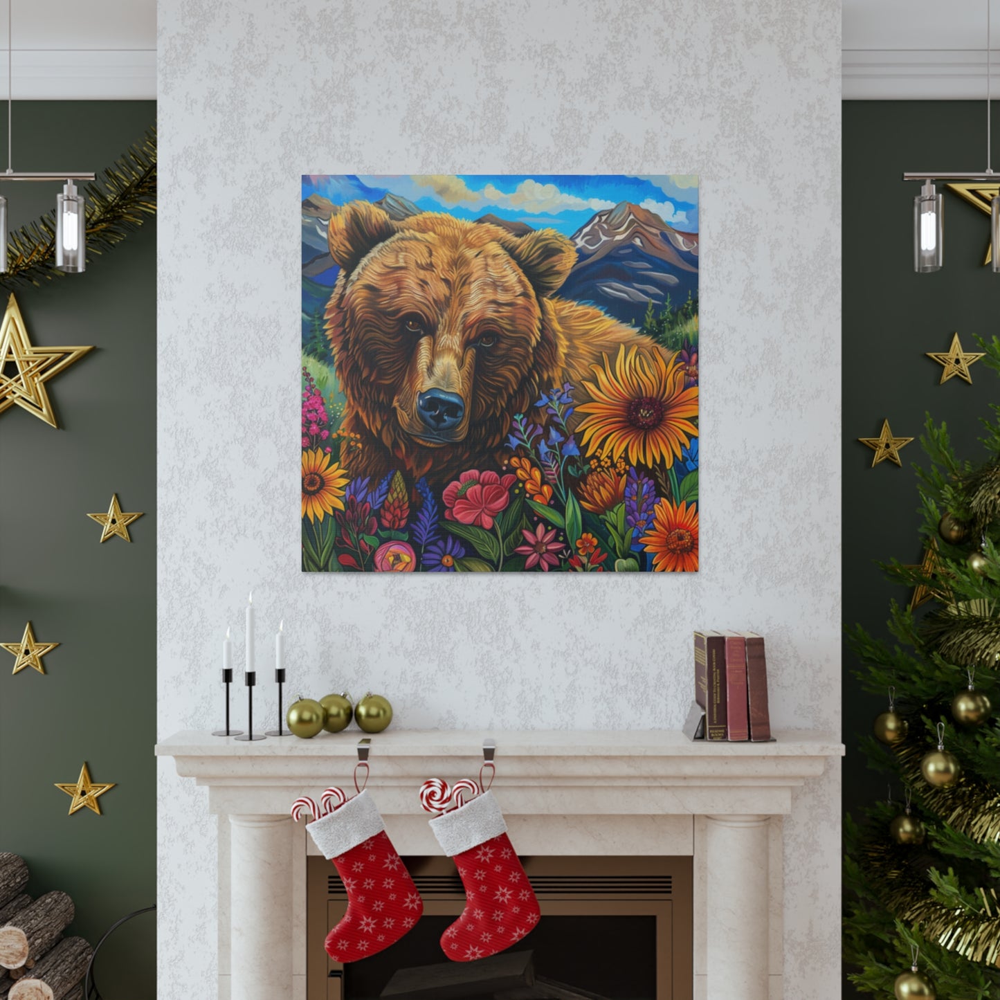 Brown Bear Canvas Gallery Wraps