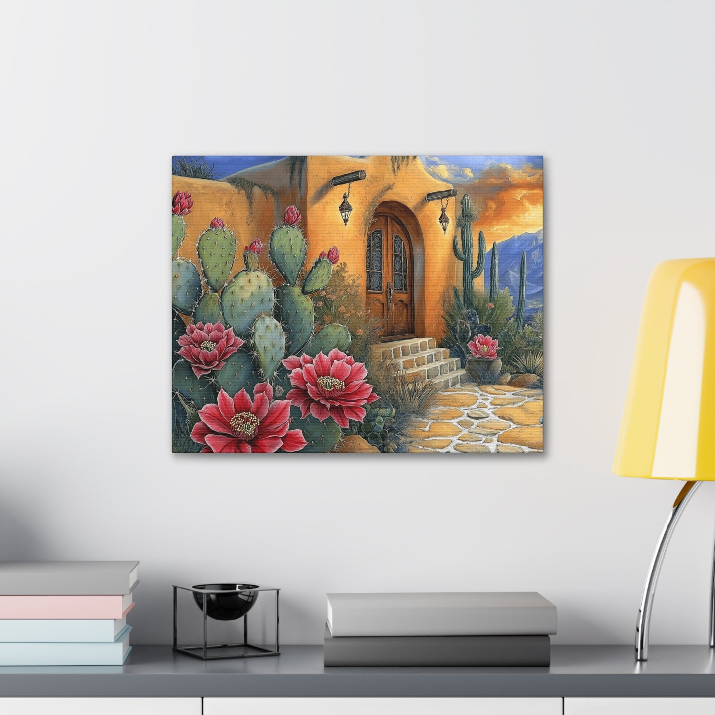 Canvas Gallery Wraps - Cacti in Bloom Home Decor