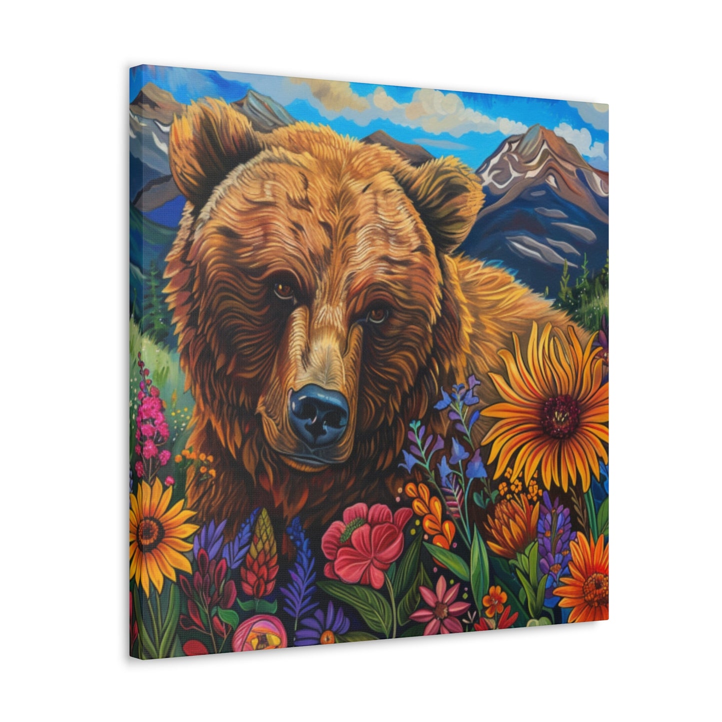 Brown Bear Canvas Gallery Wraps