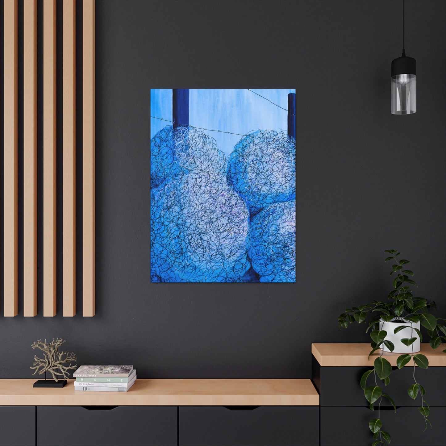 Blue Tumbleweed Canvas Gallery Wraps