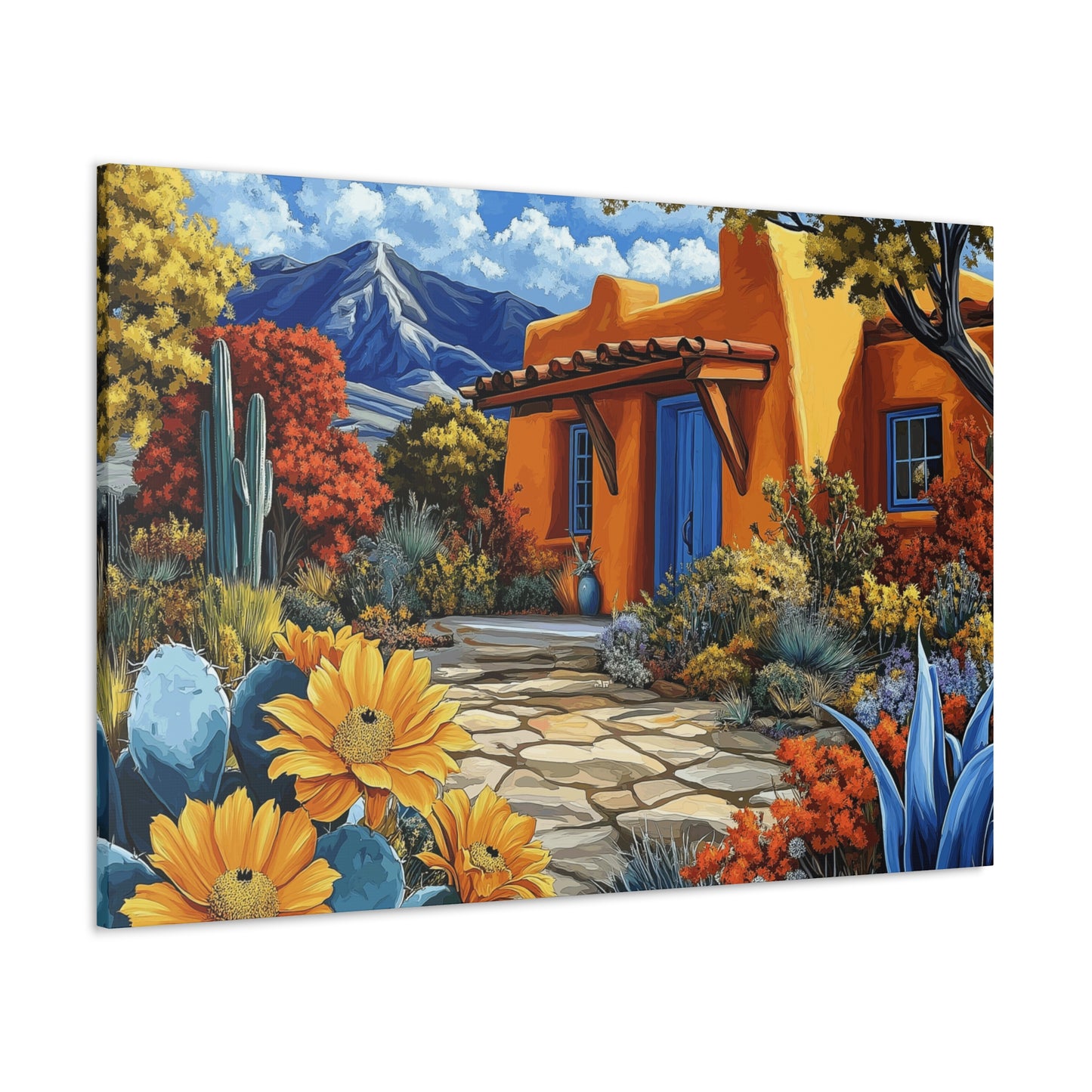 Canvas Gallery Wraps - New Mexico Echoes Casa 16 Wall Decor