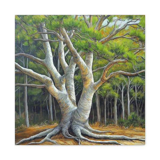 Canvas Wall Art - Pondering Pine Tree VI