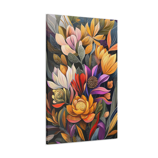 Canvas Wraps - Pastel Cactus Flowers Two