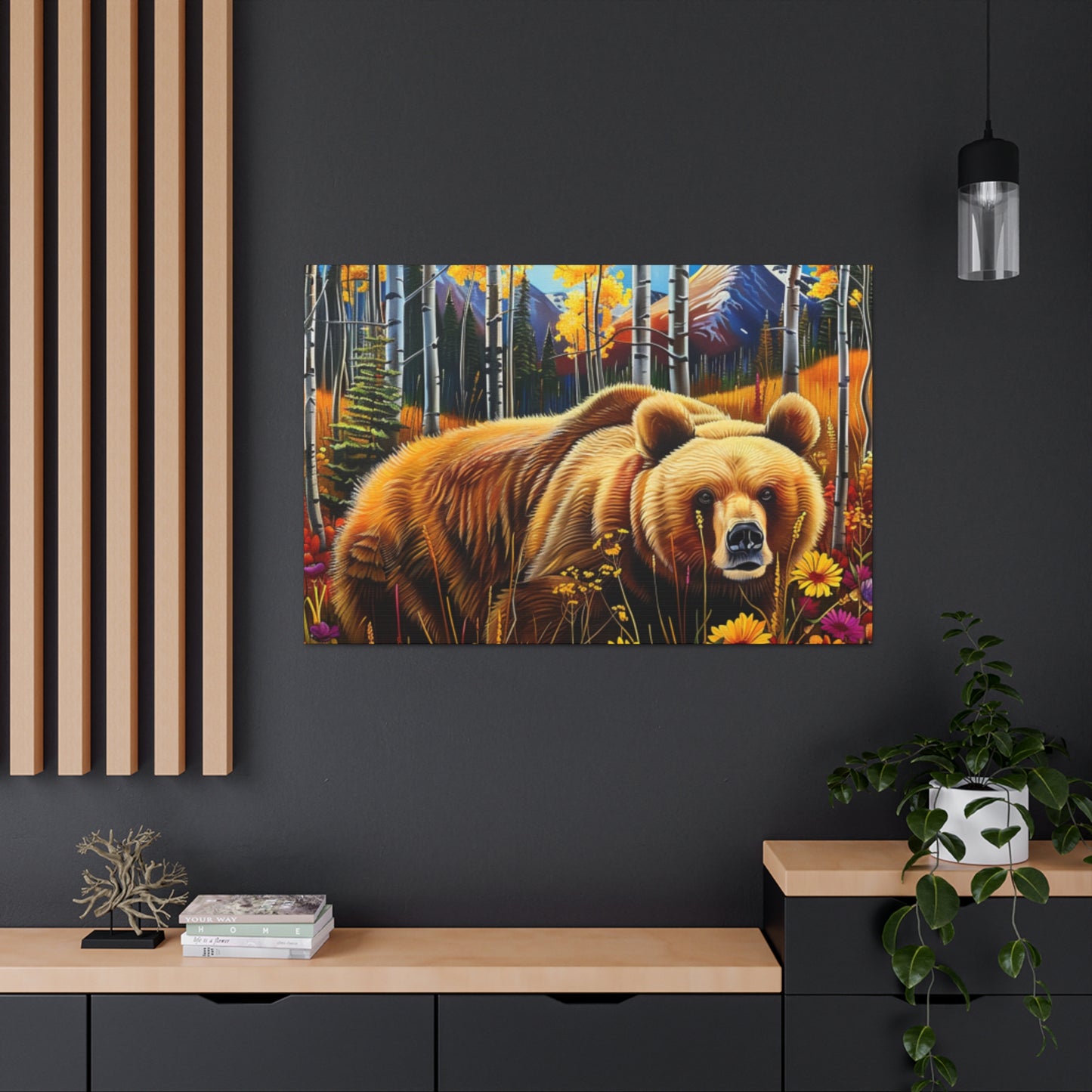 CO Brown Bear Aspens 1a Canvas Gallery Wraps