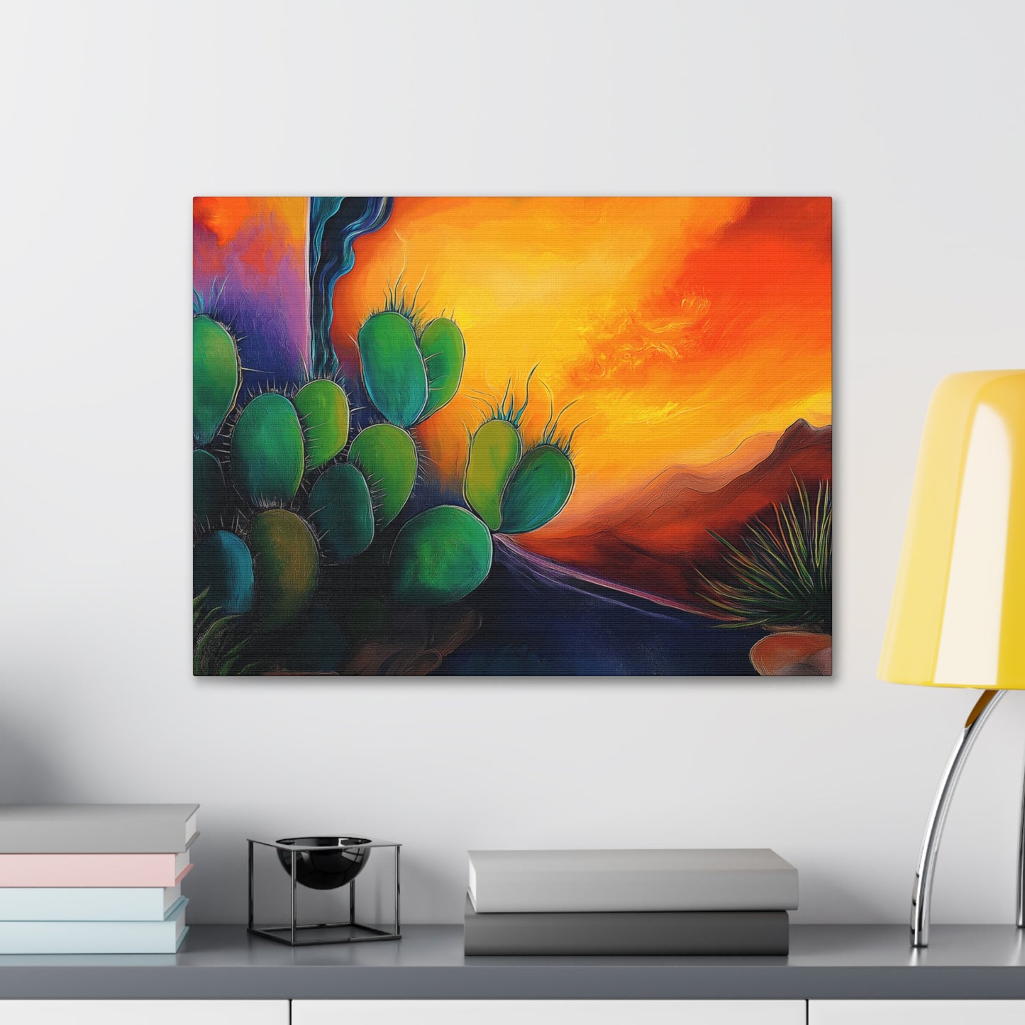 Canvas Gallery Wraps - Cacti Storm Rising