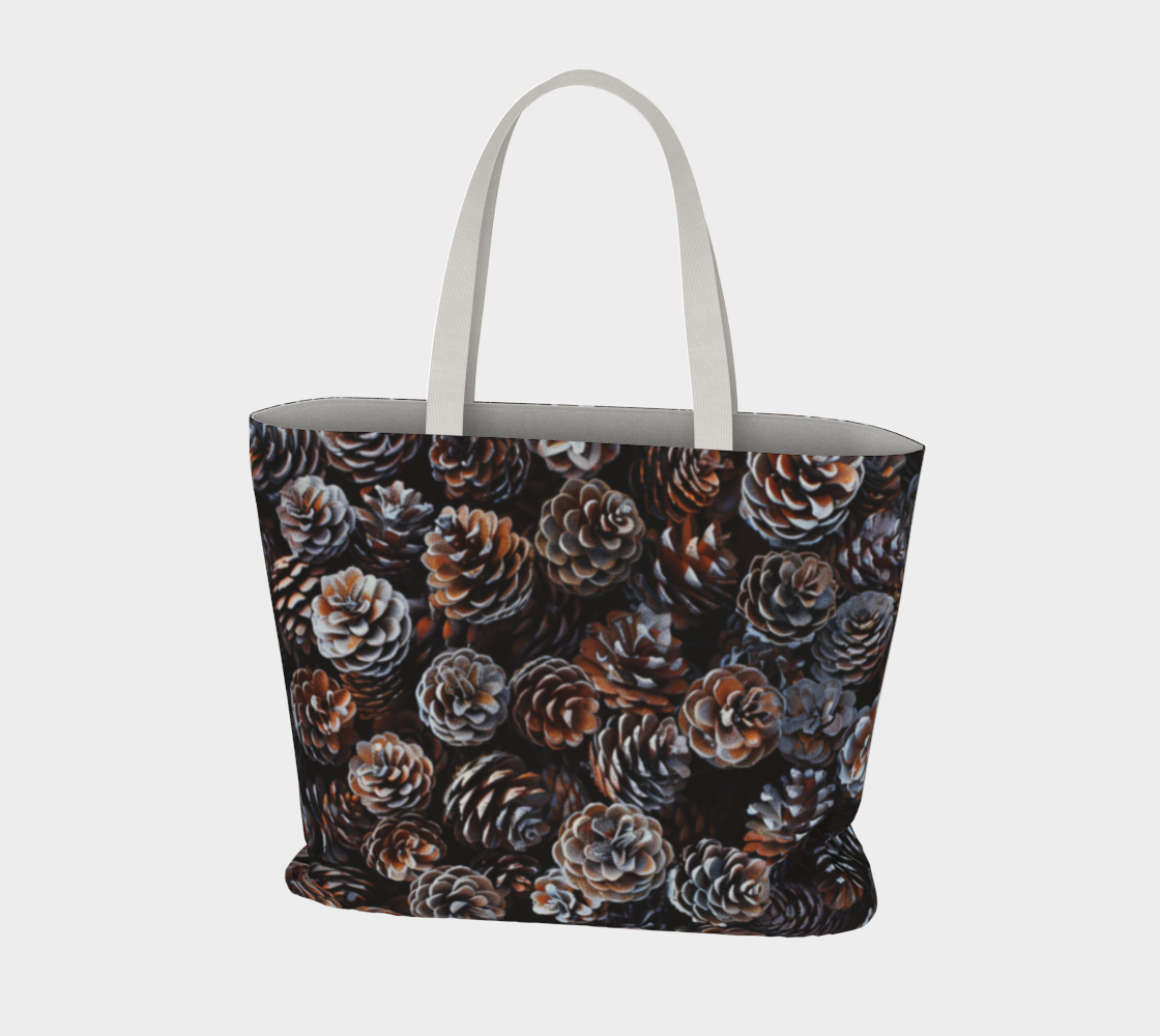 Pinecone Large Tote Bag