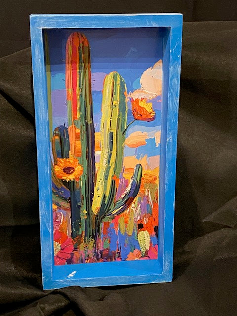 Cacti Blooming Boxed Art