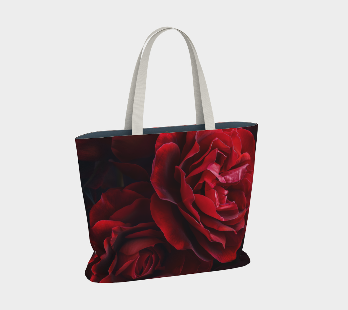 Red Rose Large Tote