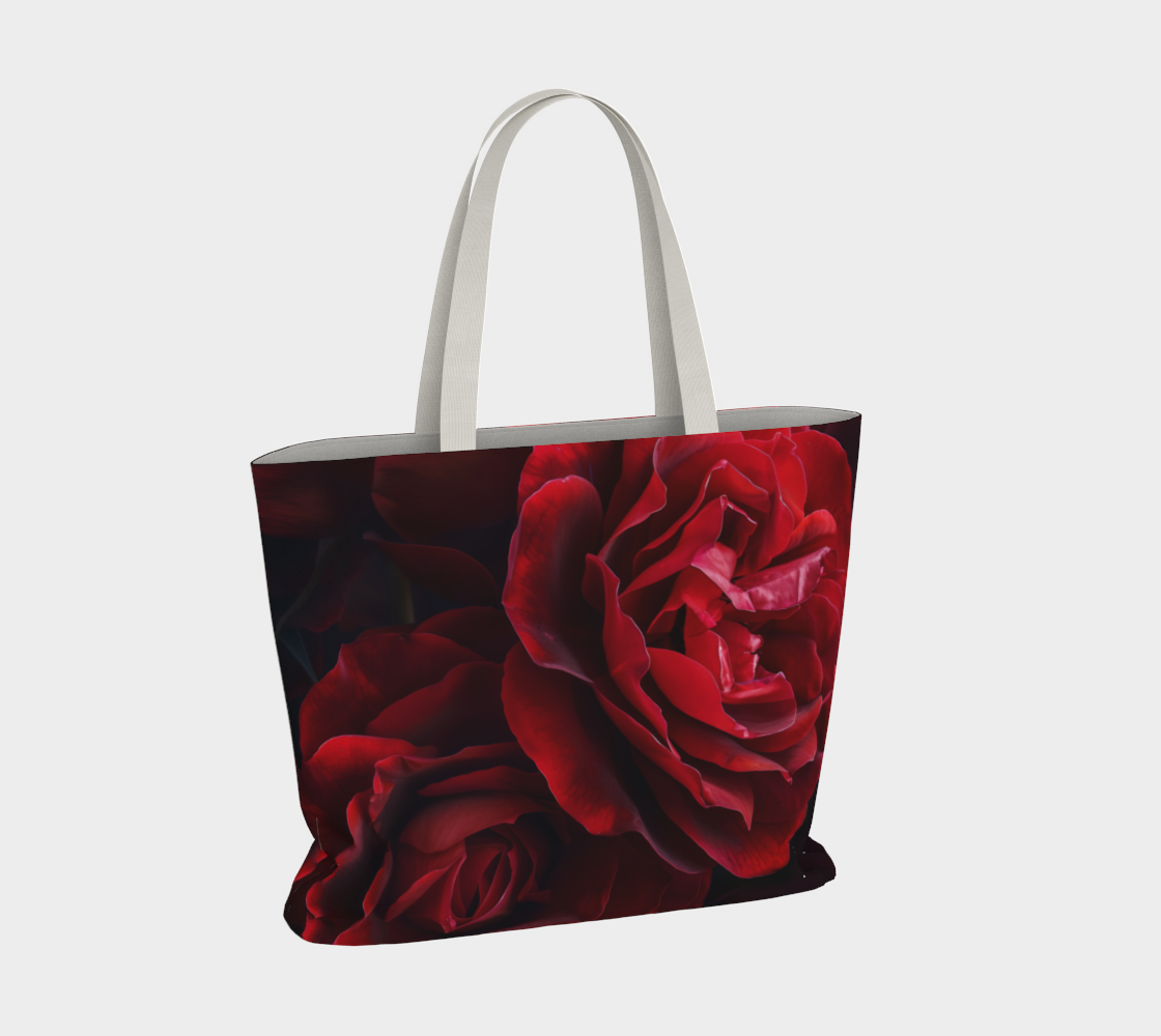 Red Rose Large Tote