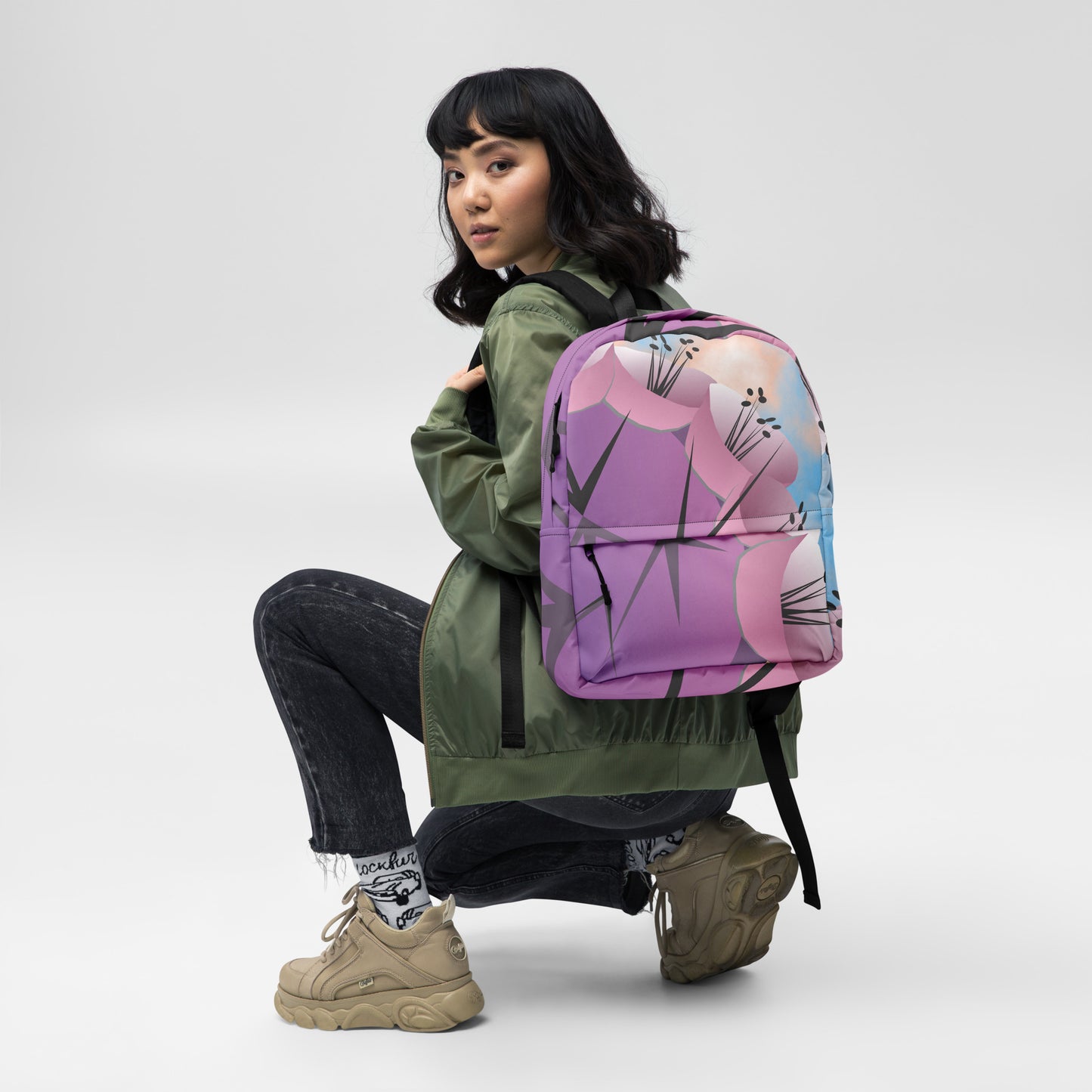 Cacti Purple Backpack