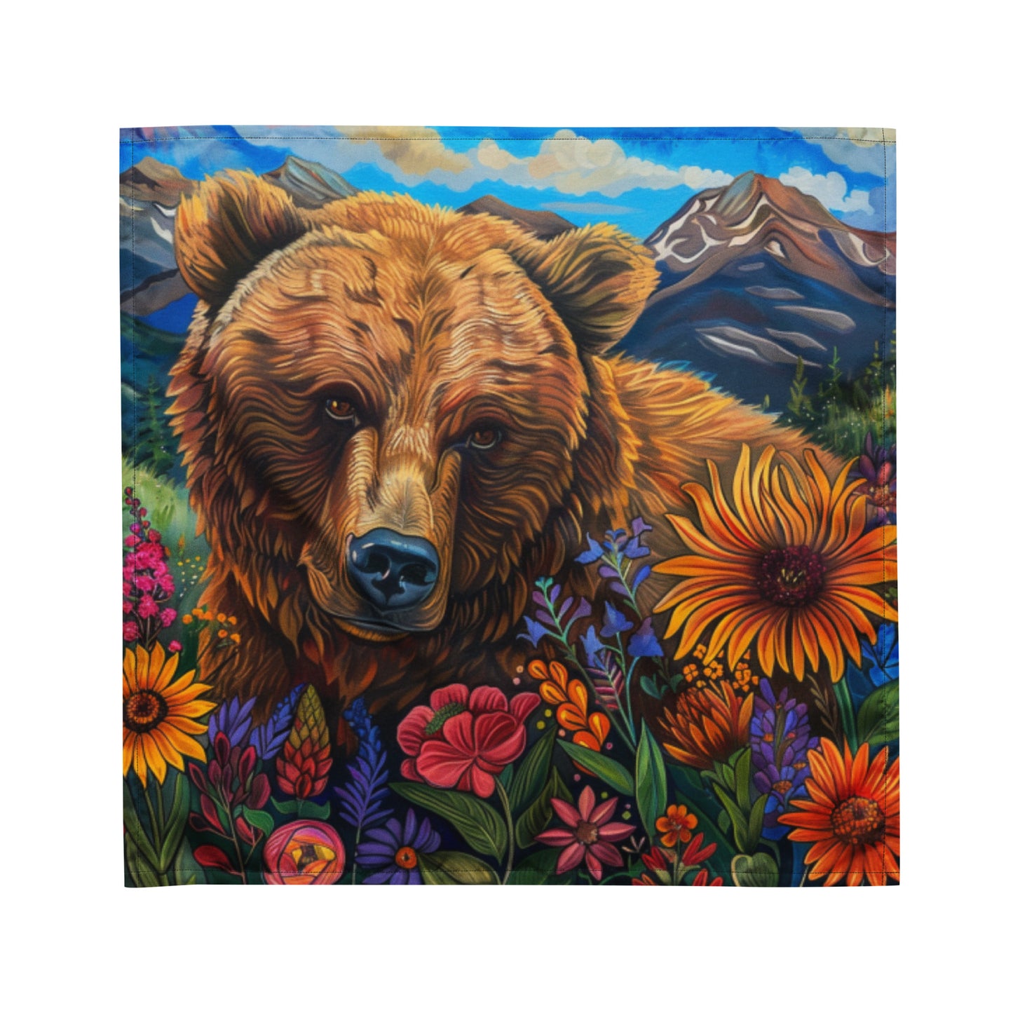 Brown Bear bandana