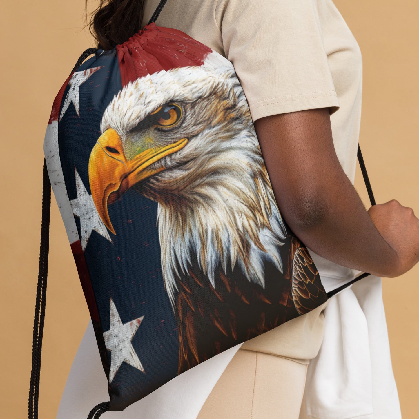 Eagle Drawstring bag