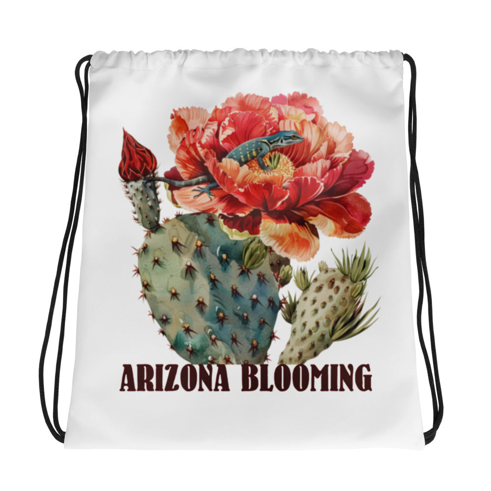 Az Blooming Drawstring bag