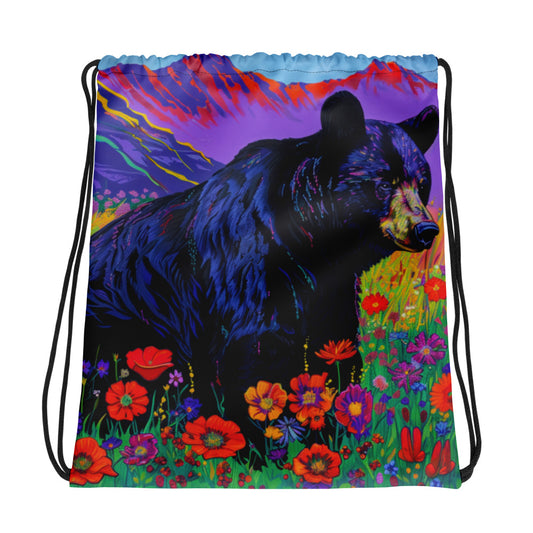 CO Black Bear 3 Drawstring bag