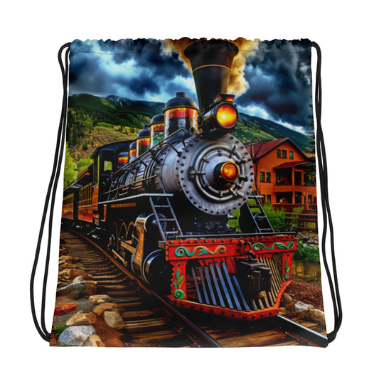 D Train 2 Drawstring bag