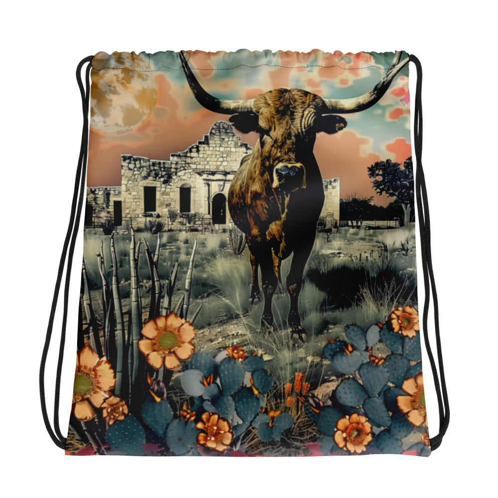 Bull Mission Drawstring bag