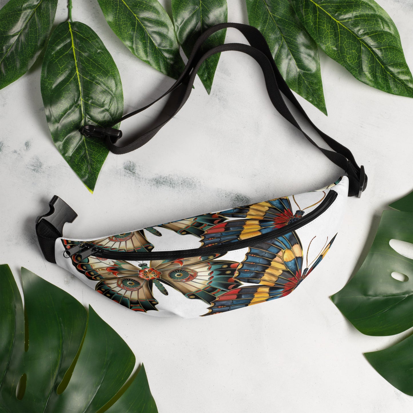 2 Butterfly Fanny Pack