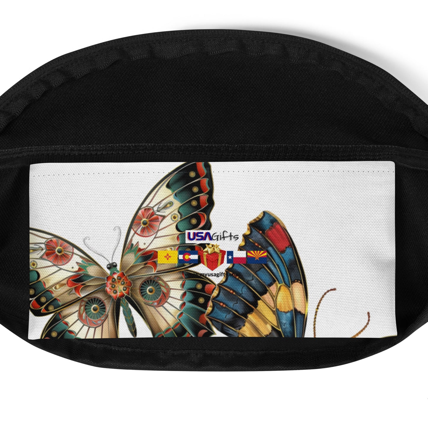 2 Butterfly Fanny Pack