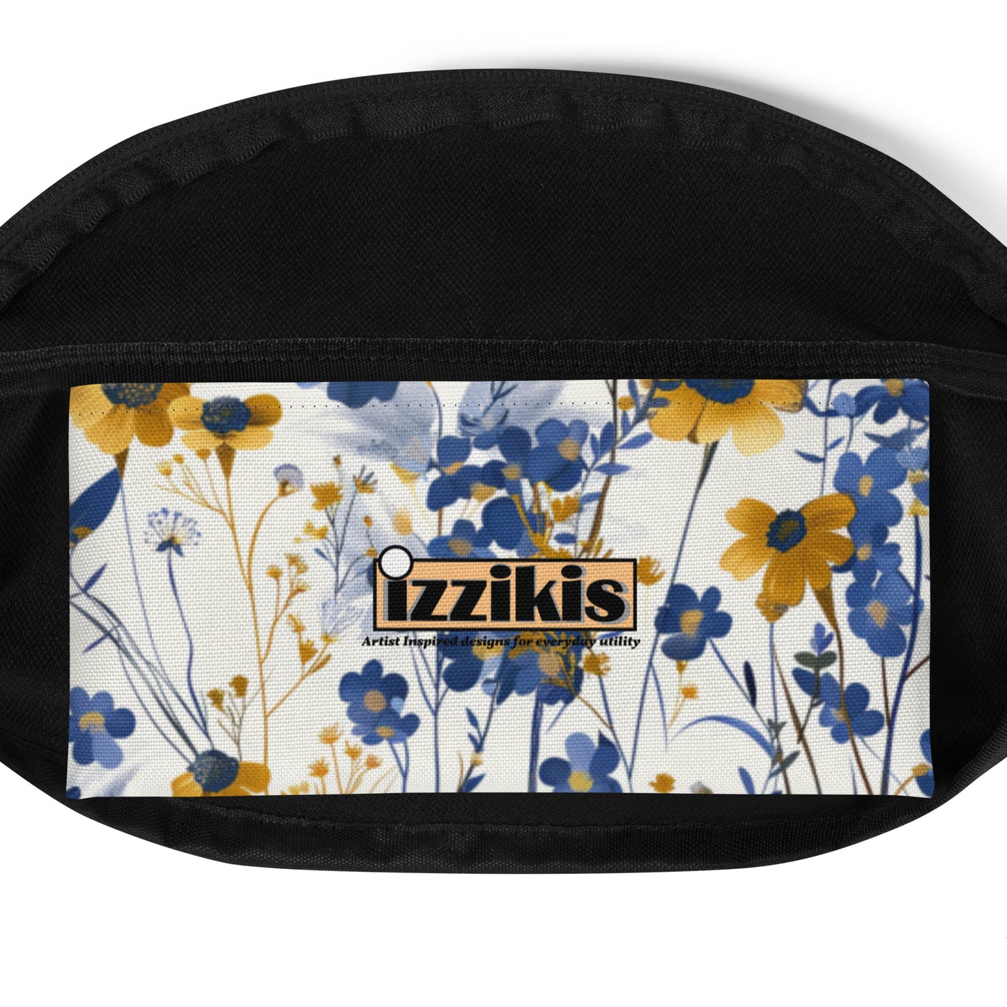 Blue Wild Flowers Fanny Pack