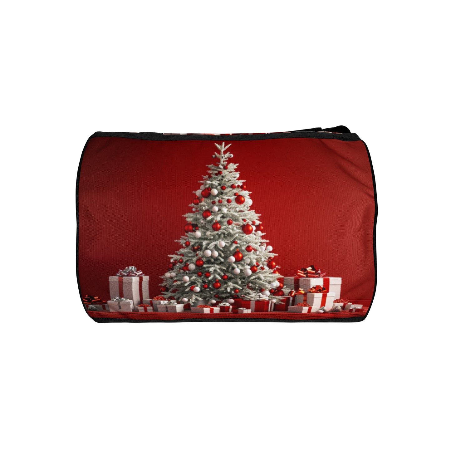 Christmas Red All-over print gym bag