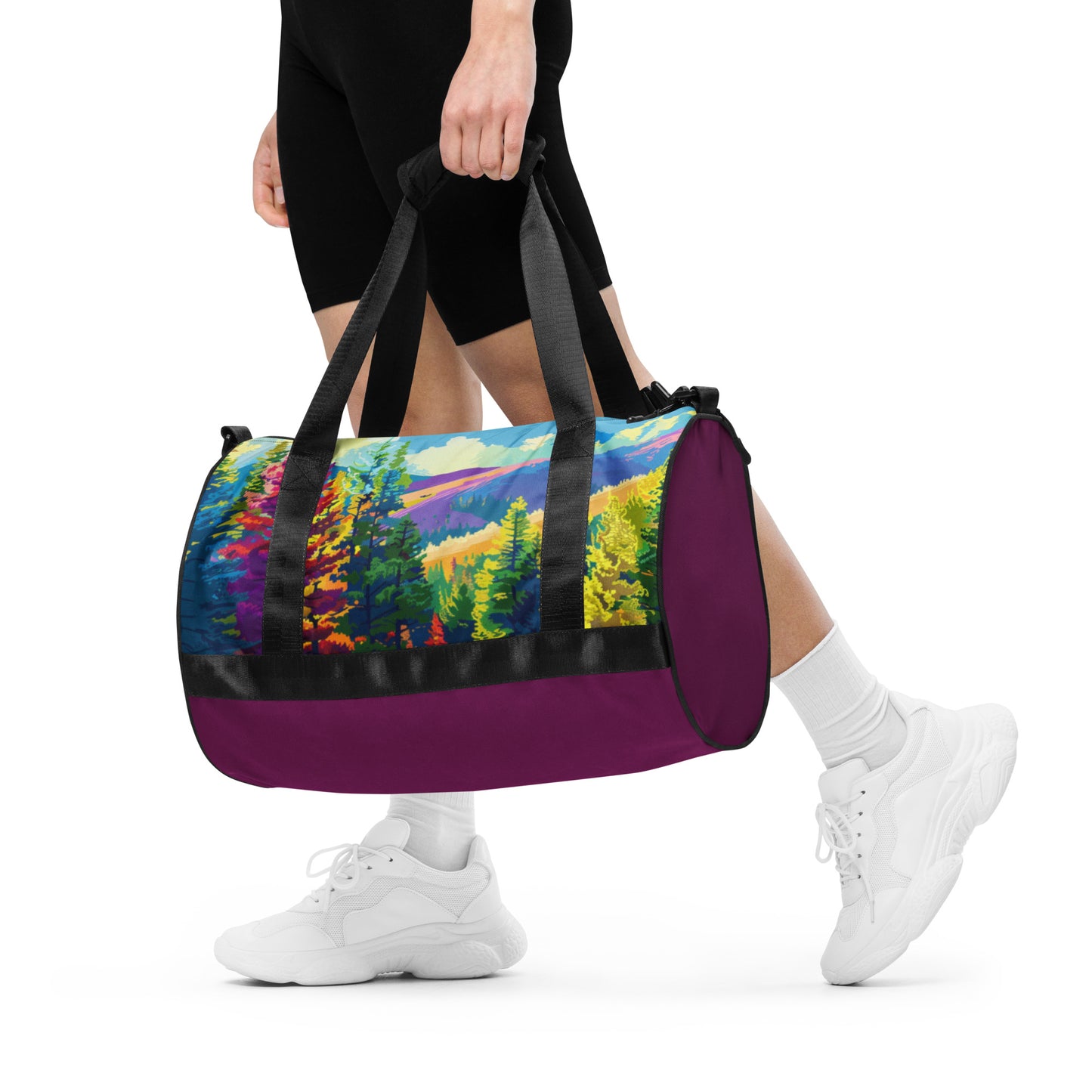 CO Pine Forest gym bag