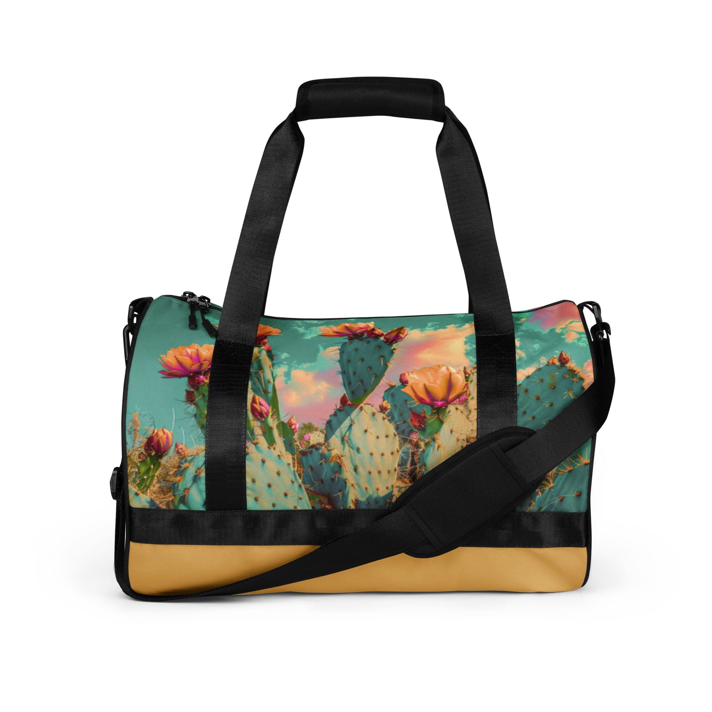 Prickly Pear Cactus gym bag