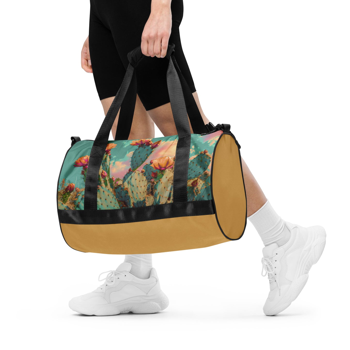 Prickly Pear Cactus gym bag