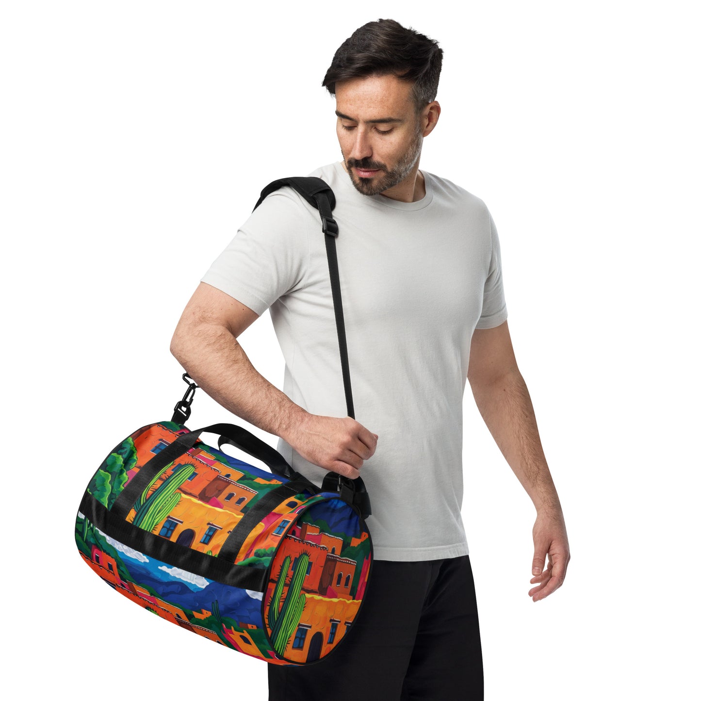 NM Street Scene gym bag