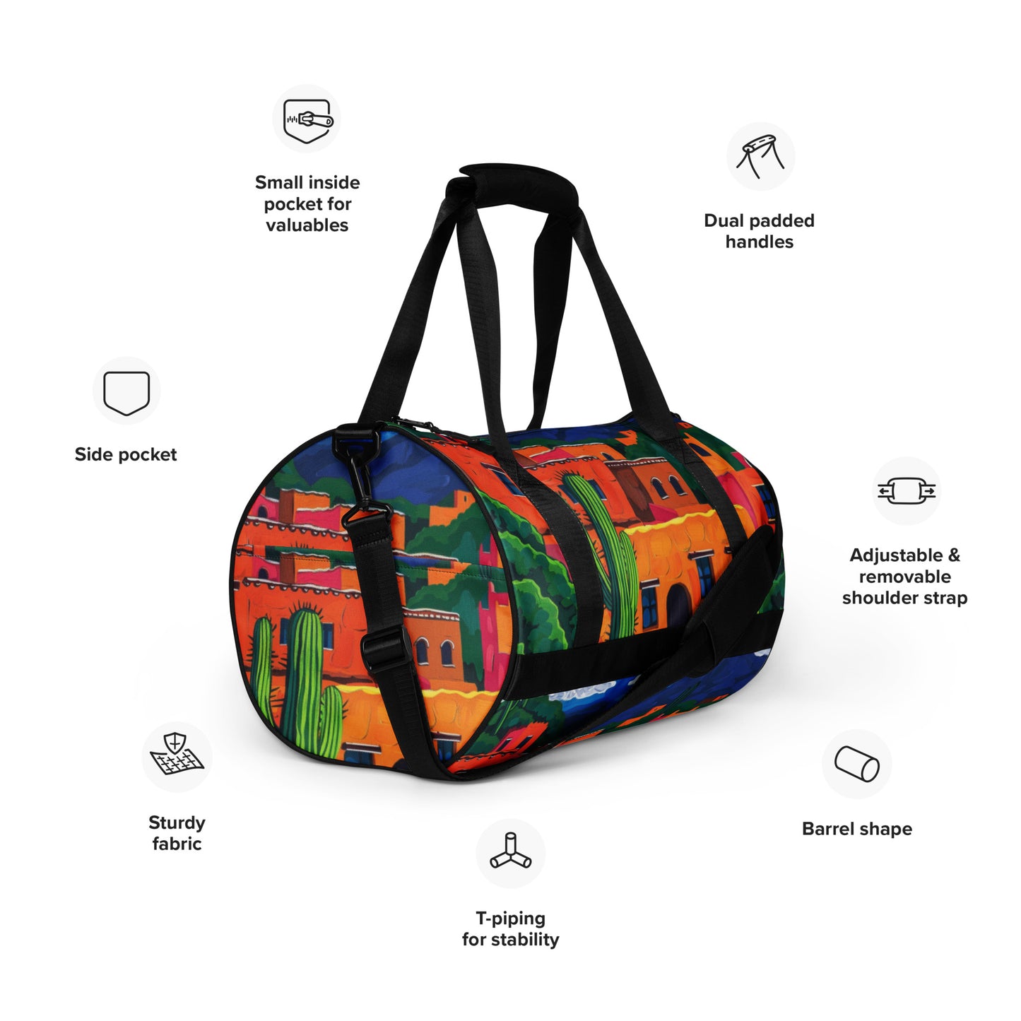 NM Street Scene gym bag