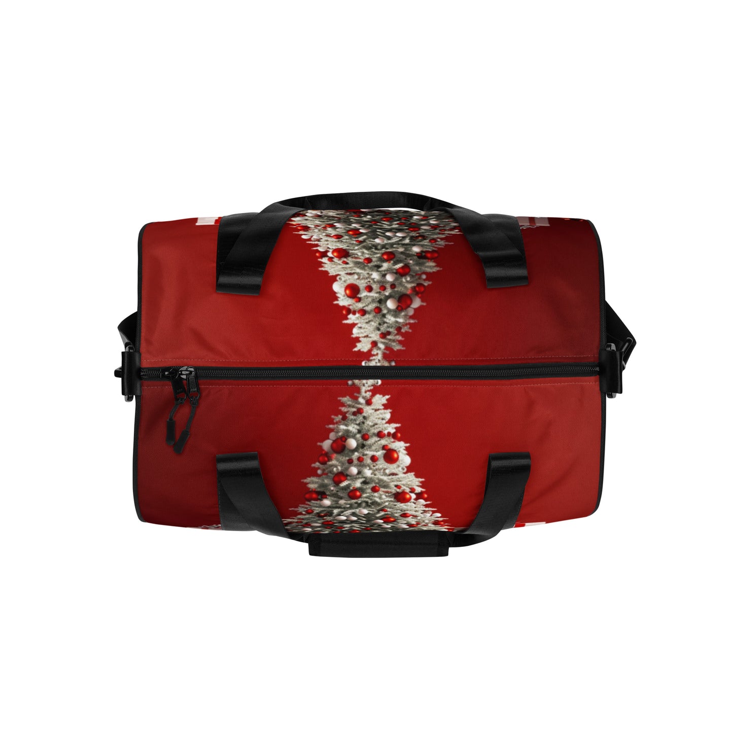 Christmas Red All-over print gym bag