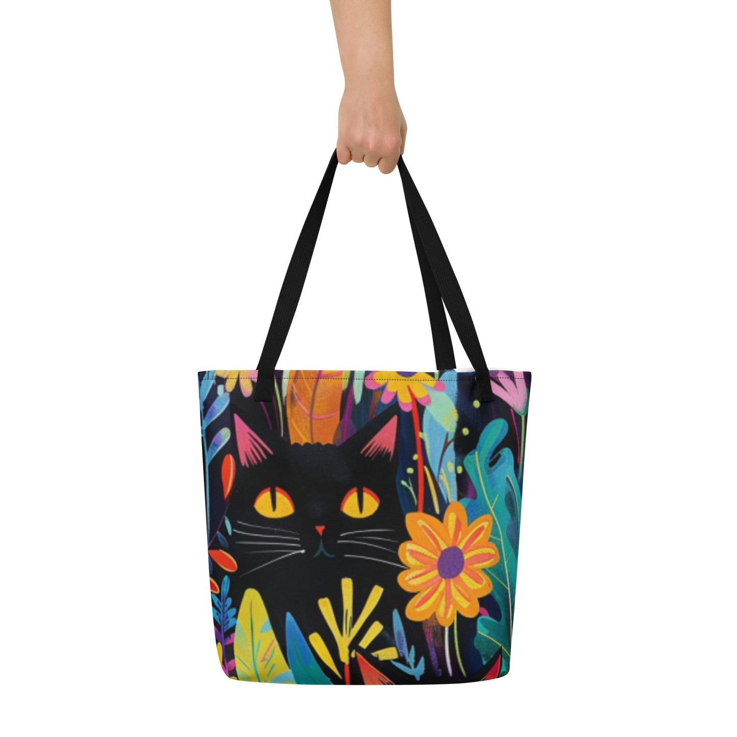 Cats 1 Large Tote Bag