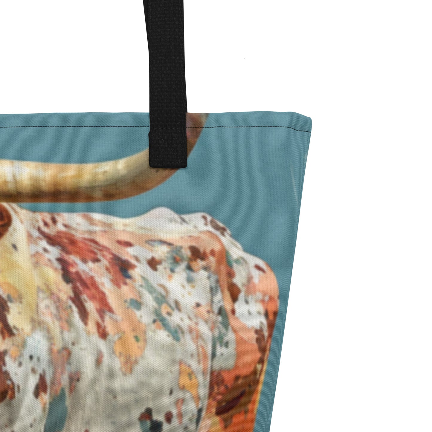 Longhorn 3 Large Tote Bag 16" x 20"